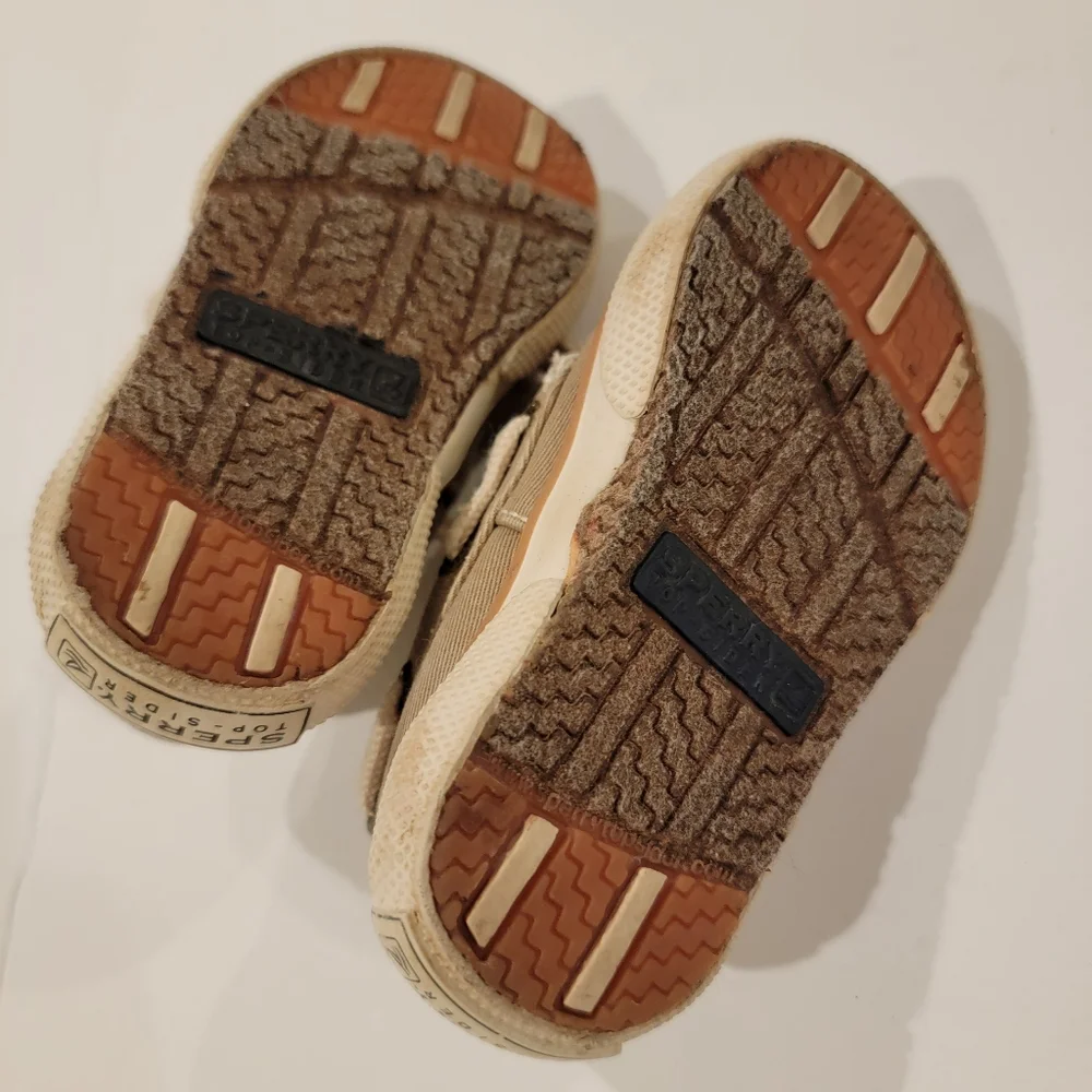 Sperry Halyward size 5 m uk 4.5 eu 21 toddler baby boat shoes deck shoe